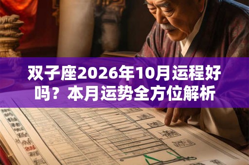 双子座2026年10月运程好吗？本月运势全方位解析