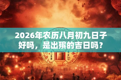 2026年农历八月初九日子好吗，是出殡的吉日吗？