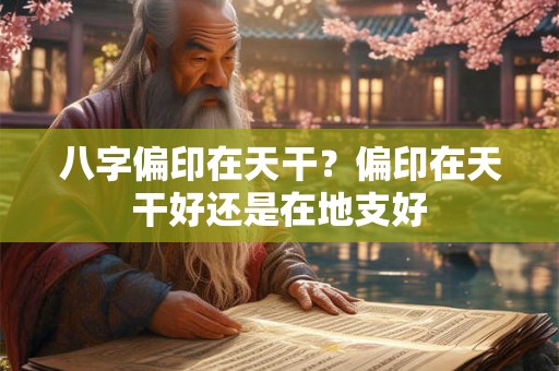 八字偏印在天干？偏印在天干好还是在地支好
