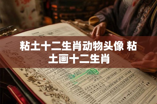 粘土十二生肖动物头像 粘土画十二生肖 粘土十二生肖动物头像 粘土画十二生肖