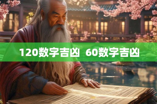 120数字吉凶  60数字吉凶
