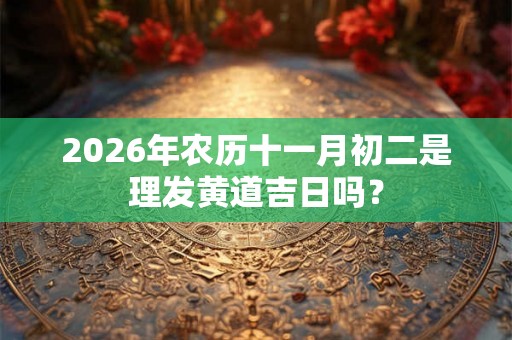2026年农历十一月初二是理发黄道吉日吗？