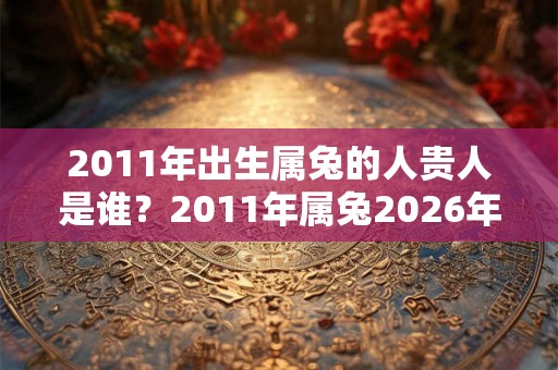 2011年出生属兔的人贵人是谁?2011年属兔2026年好运吗? 2011年出生属兔的人贵人是谁?2011年属兔2026年好运吗?