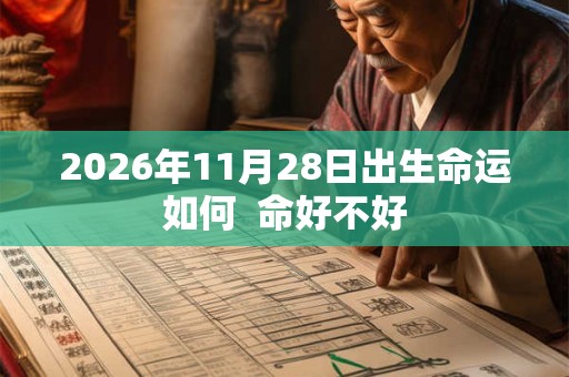 2026年11月28日出生命运如何 命好不好 2026年11月28日出生命运如何 命好不好