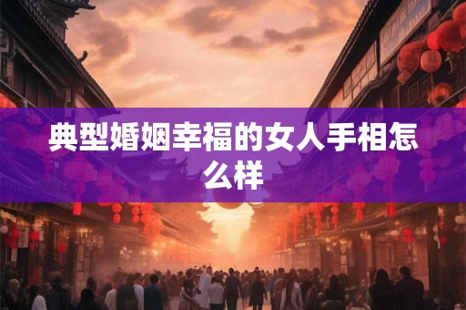典型婚姻幸福的女人手相怎么样