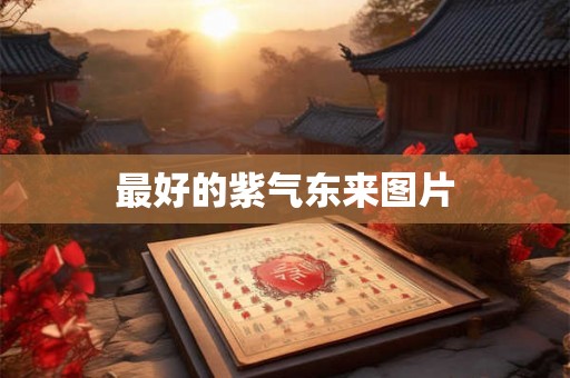 最好的紫气东来图片
