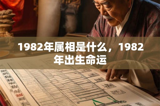 1982年属相是什么，1982年出生命运