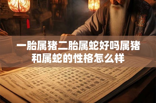 一胎属猪二胎属蛇好吗属猪和属蛇的性格怎么样