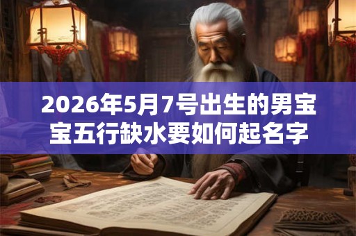 2026年5月7号出生的男宝宝五行缺水要如何起名字
