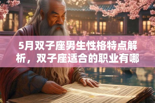 5月双子座男生性格特点解析,双子座适合的职业有哪些? 5月双子座男生性格特点解析,双子座适合的职业有哪些?