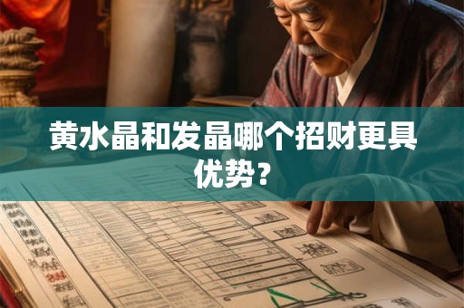 黄水晶和发晶哪个招财更具优势？