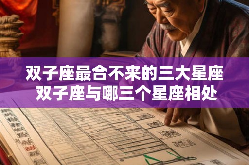 双子座最合不来的三大星座 双子座与哪三个星座相处最困难 双子座最合不来的三大星座 双子座与哪三个星座相处最困难