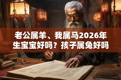 老公属羊、我属马2026年生宝宝好吗?孩子属兔好吗 老公属羊、我属马2026年生宝宝好吗?孩子属兔好吗