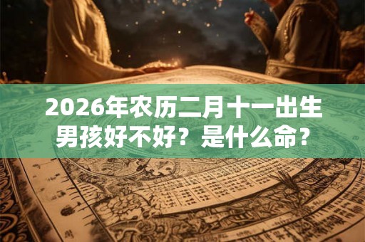 2026年农历二月十一出生男孩好不好？是什么命？