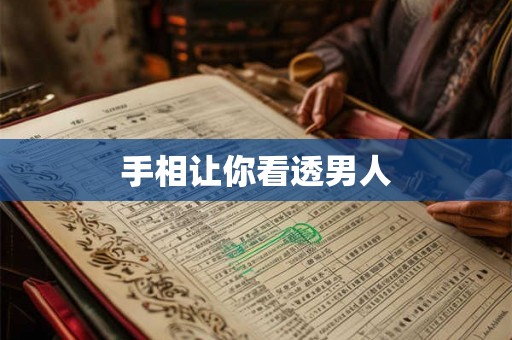 手相让你看透男人 手相让你看透男人