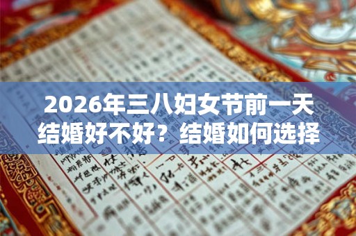 2026年三八妇女节前一天结婚好不好？结婚如何选择吉日？