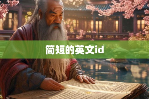 简短的英文id