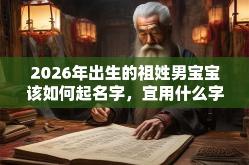2026年出生的祖姓男宝宝该如何起名字，宜用什么字。