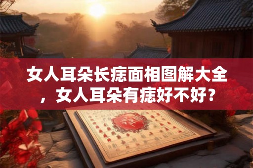 女人耳朵长痣面相图解大全，女人耳朵有痣好不好？