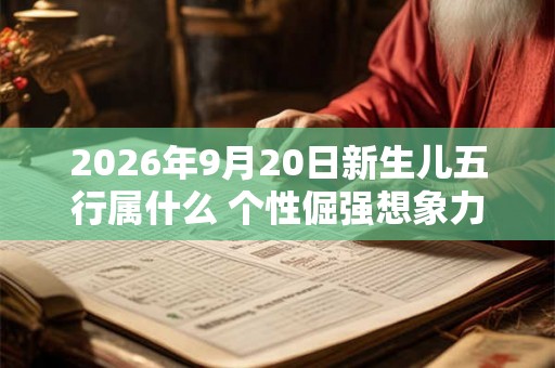 2026年9月20日新生儿五行属什么 个性倔强想象力丰富