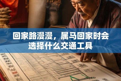 回家路漫漫，属马回家时会选择什么交通工具