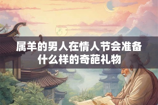 属羊的男人在情人节会准备什么样的奇葩礼物