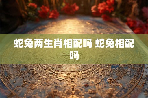 蛇兔两生肖相配吗 蛇兔相配吗 蛇兔两生肖相配吗 蛇兔相配吗