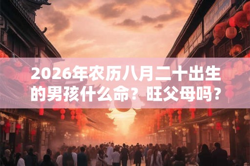 2026年农历八月二十出生的男孩什么命？旺父母吗？