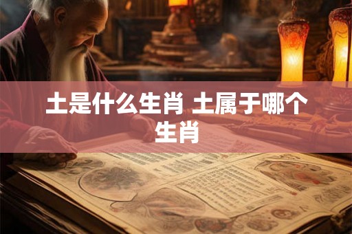 土是什么生肖 土属于哪个生肖