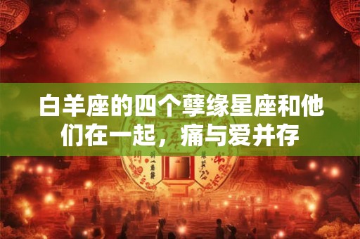 白羊座的四个孽缘星座和他们在一起,痛与爱并存 白羊座的四个孽缘星座和他们在一起,痛与爱并存