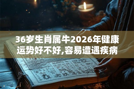 36岁生肖属牛2026年健康运势好不好,容易遭遇疾病的侵袭 36岁生肖属牛2026年健康运势好不好,容易遭遇疾病的侵袭