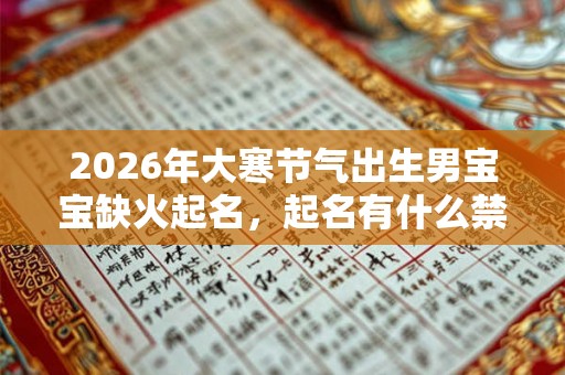 2026年大寒节气出生男宝宝缺火起名,起名有什么禁忌? 2026年大寒节气出生男宝宝缺火起名,起名有什么禁忌?