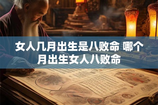 女人几月出生是八败命 哪个月出生女人八败命