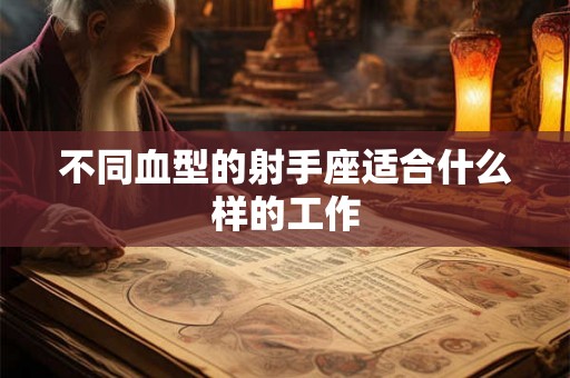 不同血型的射手座适合什么样的工作
