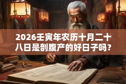 2026壬寅年农历十月二十八日是剖腹产的好日子吗？