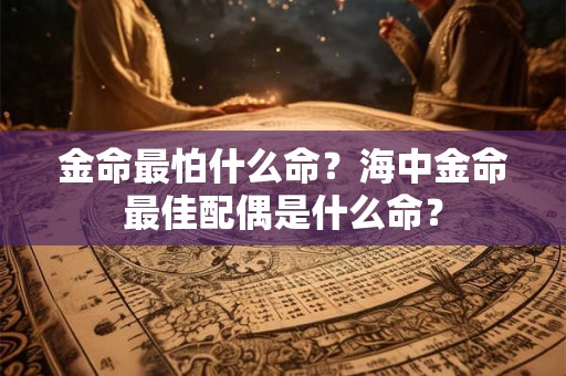 金命最怕什么命？海中金命最佳配偶是什么命？