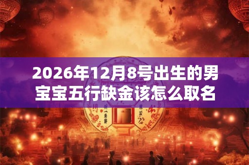 2026年12月8号出生的男宝宝五行缺金该怎么取名
