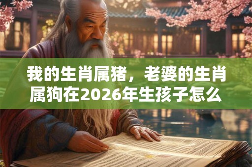 我的生肖属猪，老婆的生肖属狗在2026年生孩子怎么样？