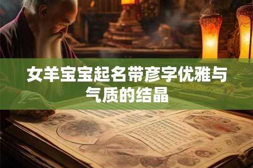 女羊宝宝起名带彦字优雅与气质的结晶 女羊宝宝起名带彦字优雅与气质的结晶