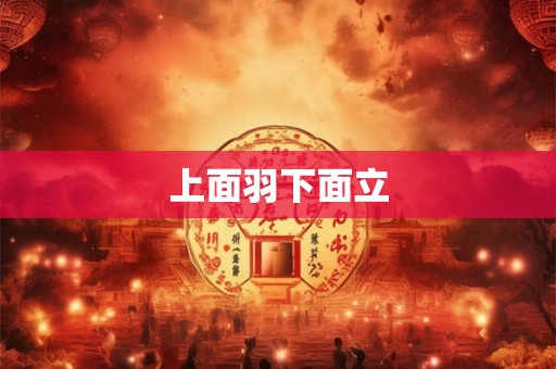 上面羽下面立
