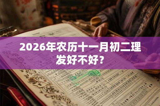 2026年农历十一月初二理发好不好？