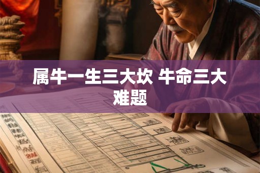 属牛一生三大坎 牛命三大难题