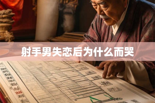 射手男失恋后为什么而哭
