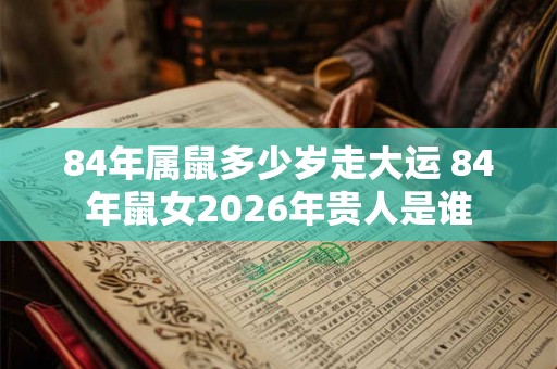 84年属鼠多少岁走大运 84年鼠女2026年贵人是谁