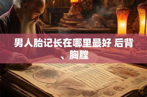 男人胎记长在哪里最好 后背、胸膛