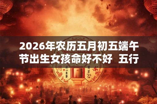 2026年农历五月初五端午节出生女孩命好不好  五行如何