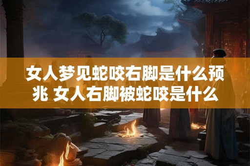 女人梦见蛇咬右脚是什么预兆 女人右脚被蛇咬是什么意思