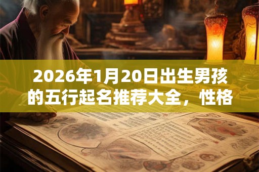 2026年1月20日出生男孩的五行起名推荐大全，性格好不好？