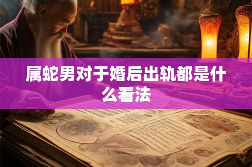 属蛇男对于婚后出轨都是什么看法 属蛇男对于婚后出轨都是什么看法