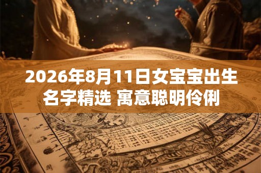 2026年8月11日女宝宝出生名字精选 寓意聪明伶俐 2026年8月11日女宝宝出生名字精选 寓意聪明伶俐
